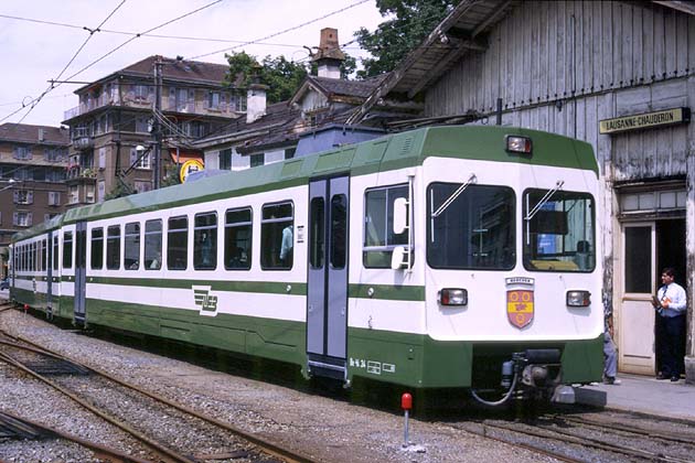 LEB Lausanne-Chauderon - 1988-08-03 LEB Lausanne-Chauderon - 1986-08-02