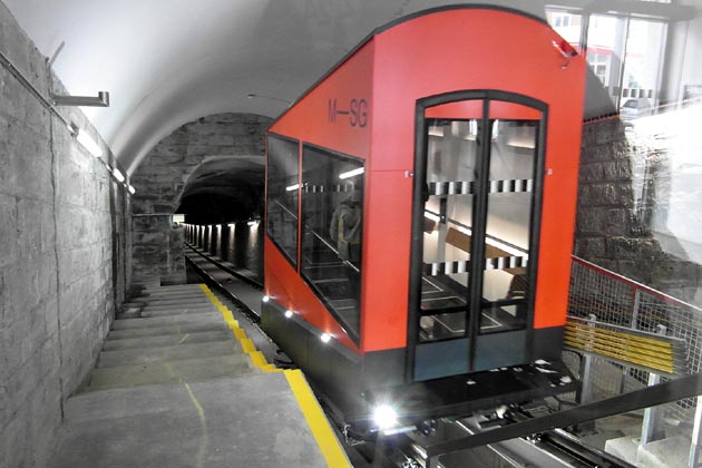 MSG St. Gallen M&uuml;hleggbahn Bergstation - 2019-01-11