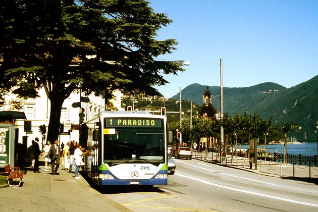 TPL Lugano Piazza Manzoni - 2002-07-04
